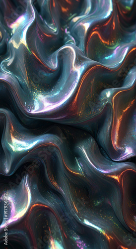 abstract background with waves