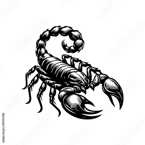 Scorpion logo design inspiration. Scorpion logo vector