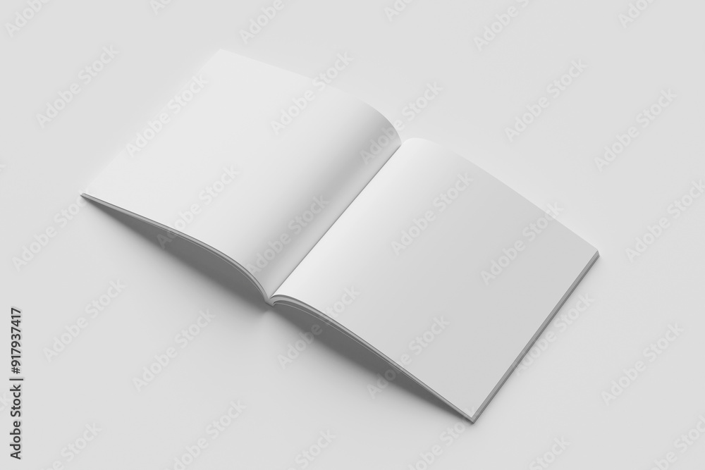 Square Catalog / Magazine Mock-Up Square Catalog / Magazine Mock-Up