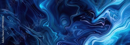 abstract modern designed horizontal header with very dark blue, light blue and corn flower blue colors