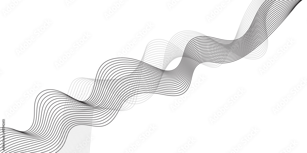 Abstract wavy curve lines background. Modern template abstract design flowing particles wave digital frequency track equalizer. abstract wave line for banner, wallpaper background with wave design Abstract wavy curve lines background. Modern template abstract design flowing particles wave digital frequency track equalizer. abstract wave line for banner, wallpaper background with wave design