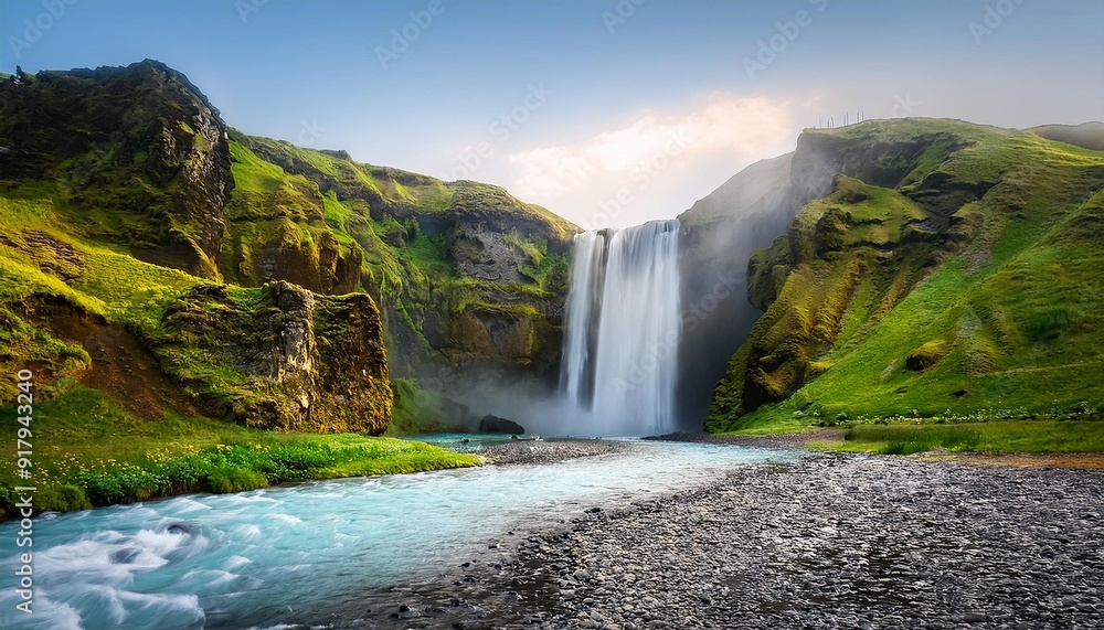 Fototapeta premium waterfall in the forest