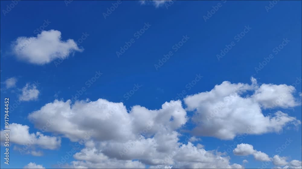 Impressive and beautiful landscape of the sky full of cotton clouds Impressive and beautiful landscape of the sky full of cotton clouds