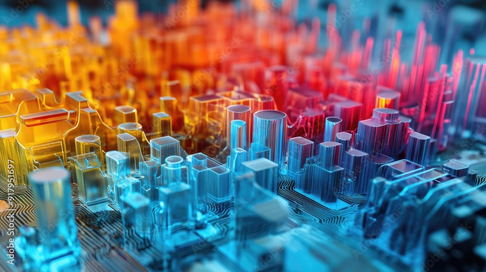 3D heat map with elevated regions - 1000 F 917951697 NHZUAKF1uigKnkn8AdnP3VxSZ5rumk2o 