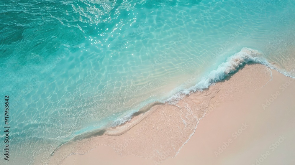 A serene beach with clear turquoise water and white sand. A serene beach with clear turquoise water and white sand.
