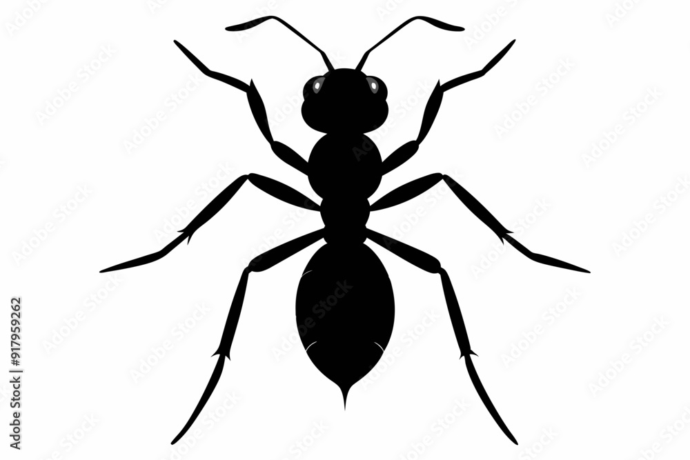 Vector illustration of a ant on white background Vector illustration of a ant on white background