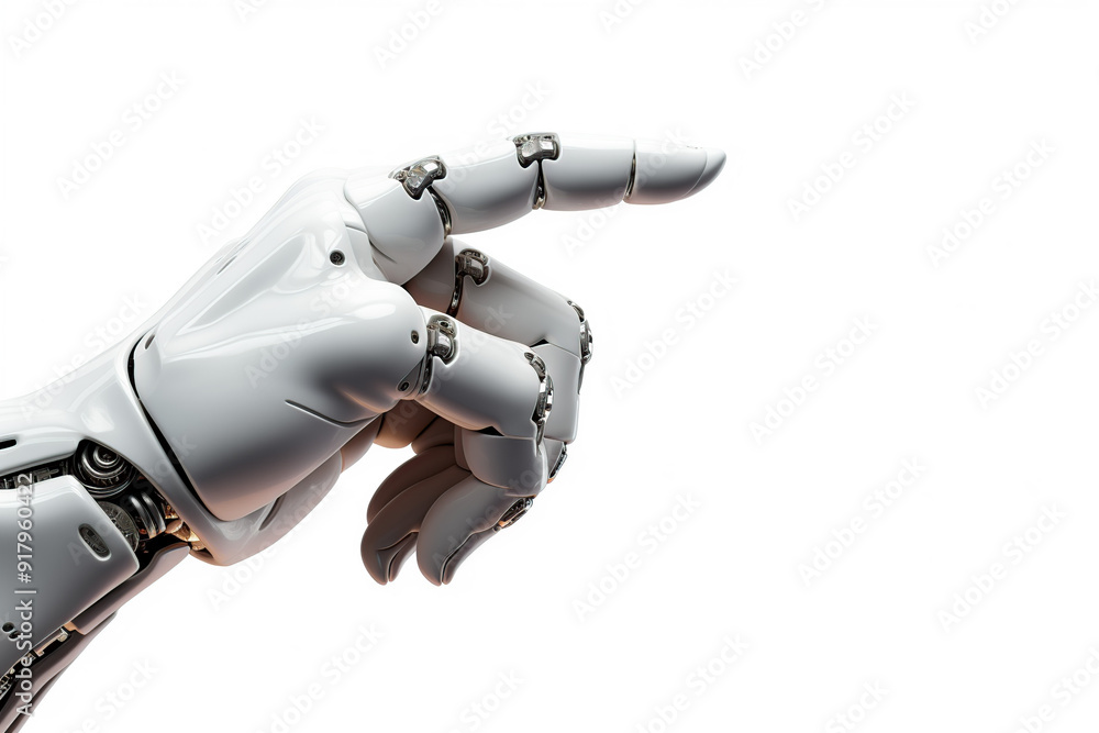 Robotic hand pointing finger Robotic hand pointing finger