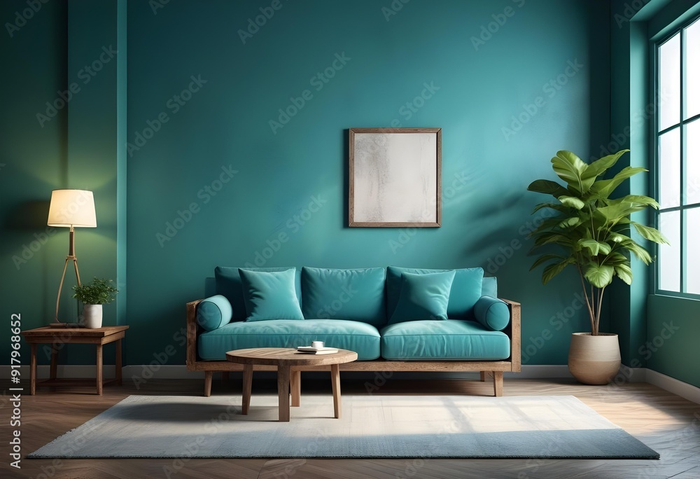 Photo modern style interior room 3d illustration Photo modern style interior room 3d illustration