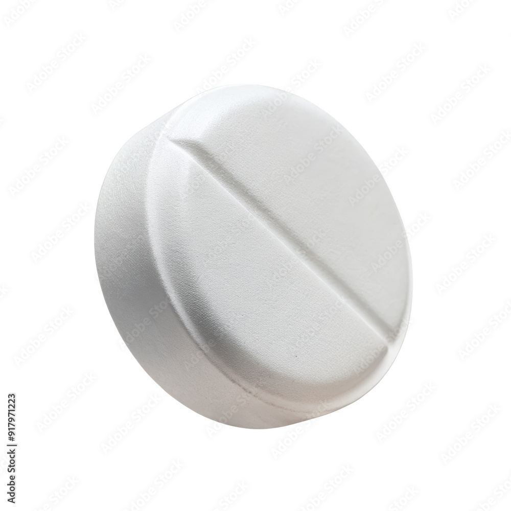 Close up of a white round pill tablet showing detailed texture and shape. Isolated on transparent background, png. Close up of a white round pill tablet showing detailed texture and shape. Isolated on transparent background, png.