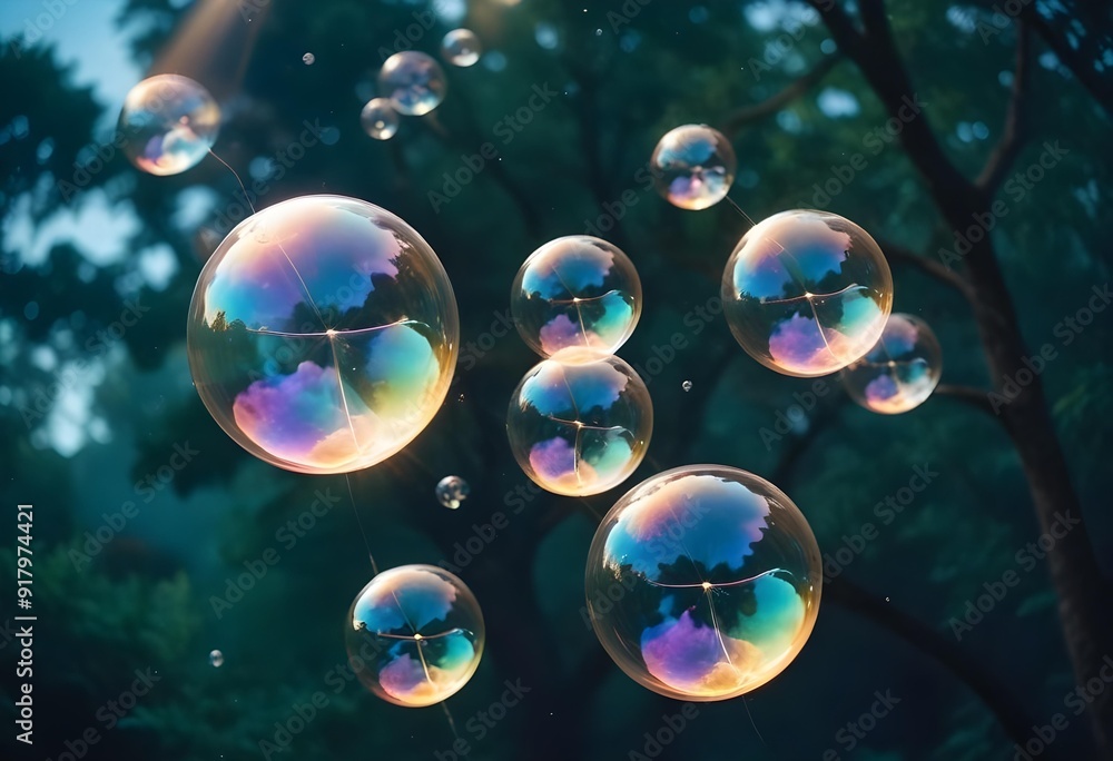 Bubbles floating on a black background with the words bubbles on the bottom Bubbles floating on a black background with the words bubbles on the bottom