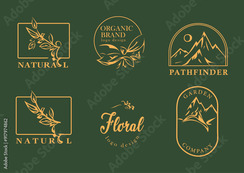 Eco-Inspired Logo Collection: Nature’s Elegance