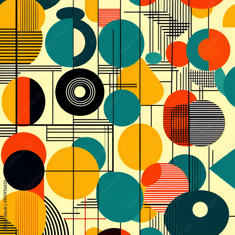 seamless pattern with circles seamless pattern with circles