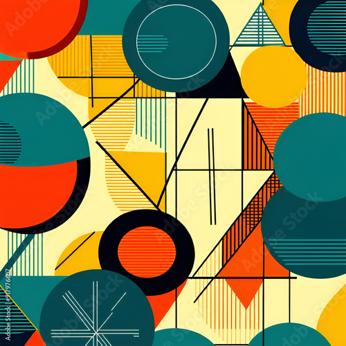 seamless pattern with circles