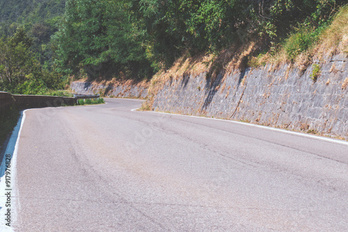 A road in the Apennines, Italy photo