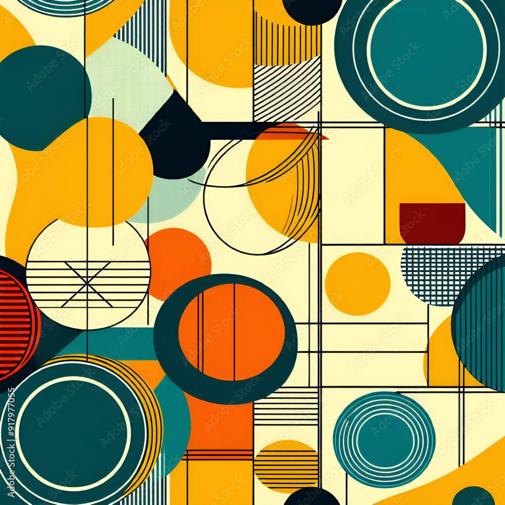 seamless pattern with circles seamless pattern with circles
