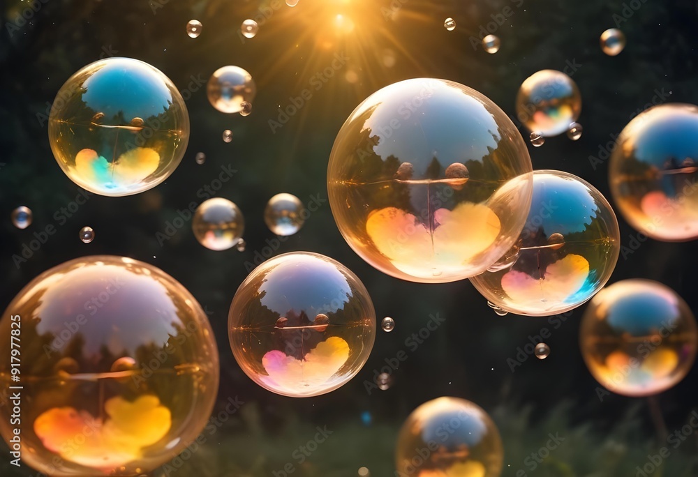 Bubbles floating on a black background with the words bubbles on the bottom Bubbles floating on a black background with the words bubbles on the bottom