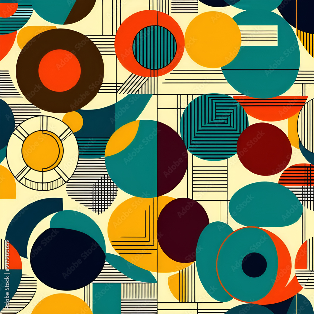 seamless pattern with circles seamless pattern with circles
