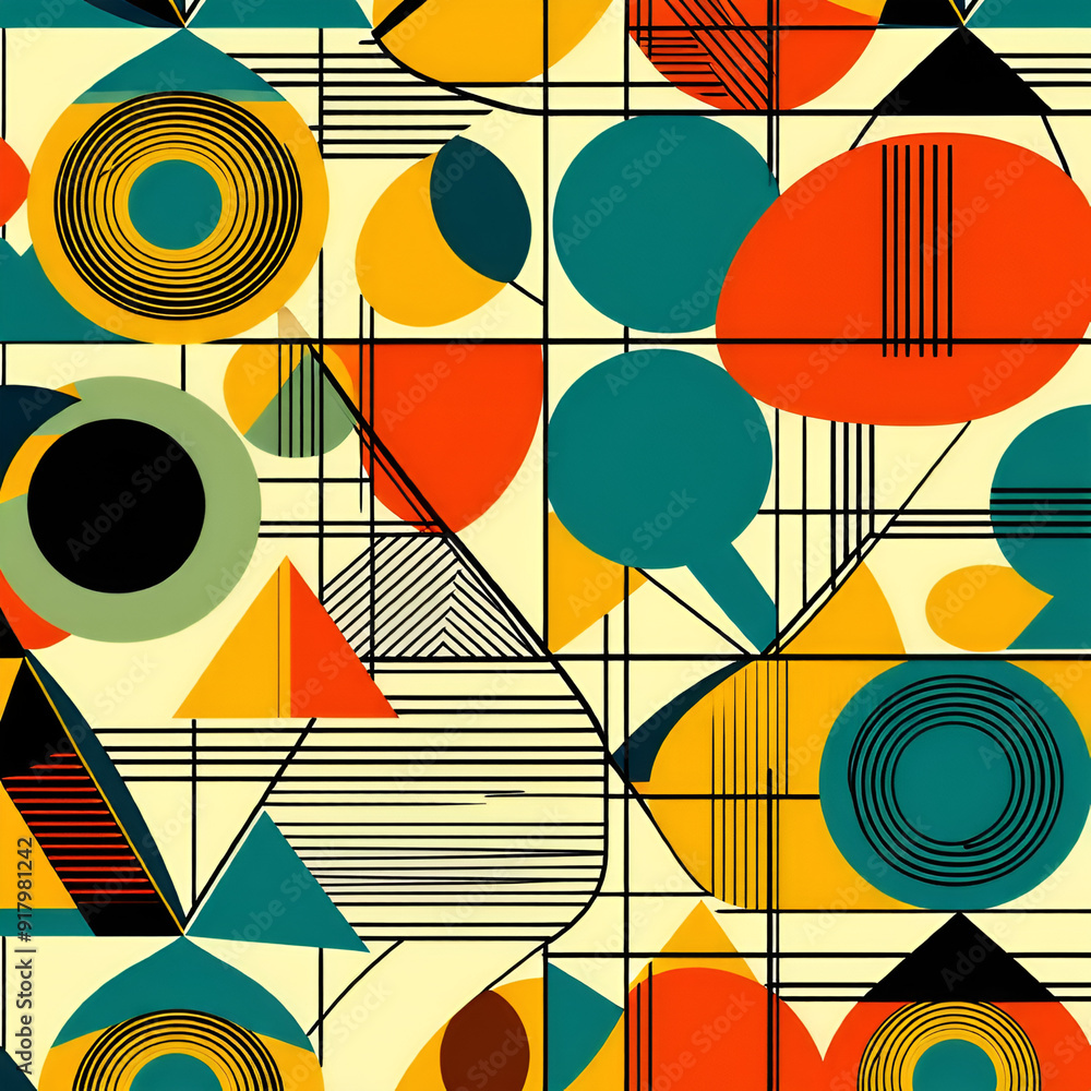 seamless pattern with circles seamless pattern with circles
