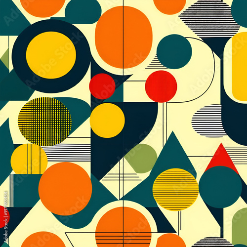 seamless pattern with circles