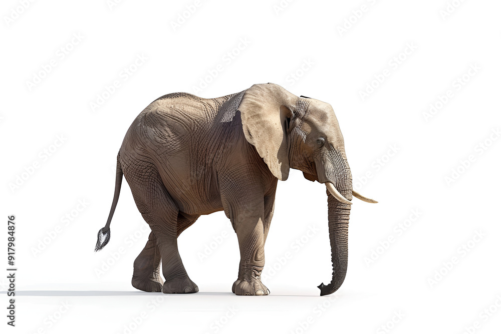 Obraz premium elephant isolated on white