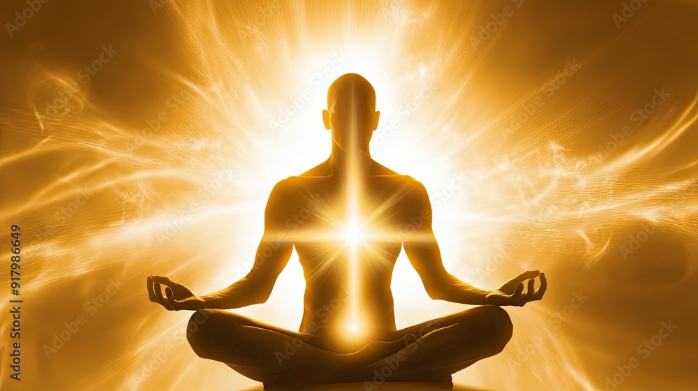 Kundalini Energy Awakening and Renewal of Vital Energy in a Meditative State During Sunrise Kundalini Energy Awakening and Renewal of Vital Energy in a Meditative State During Sunrise