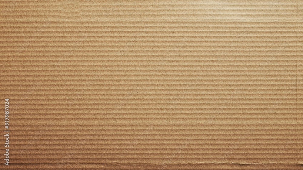 Close-Up of Brown Corrugated Cardboard Texture Close-Up of Brown Corrugated Cardboard Texture