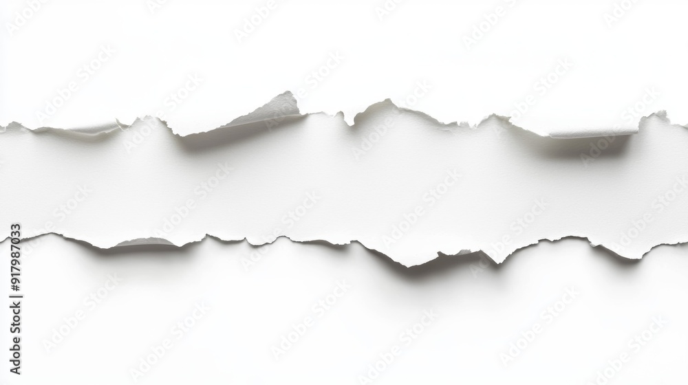 a torn piece of paper with a hole in the middle a torn piece of paper with a hole in the middle
