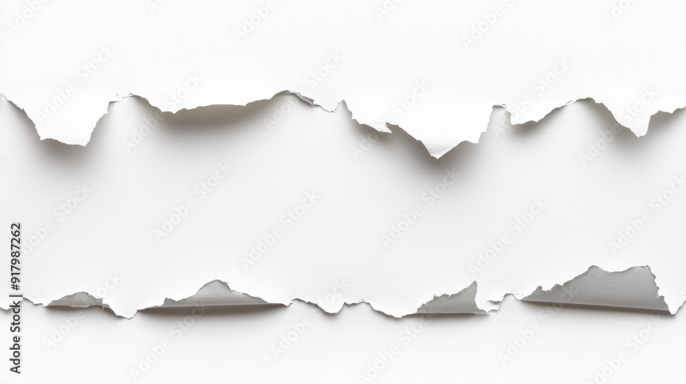a piece of paper with torn edges a piece of paper with torn edges