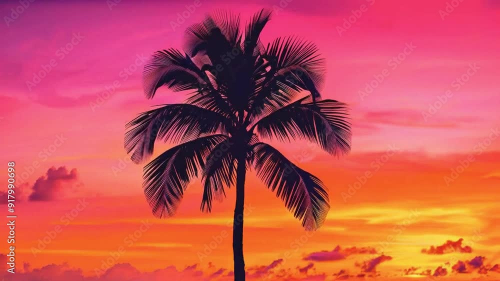 palm trees at sunset palm trees at sunset