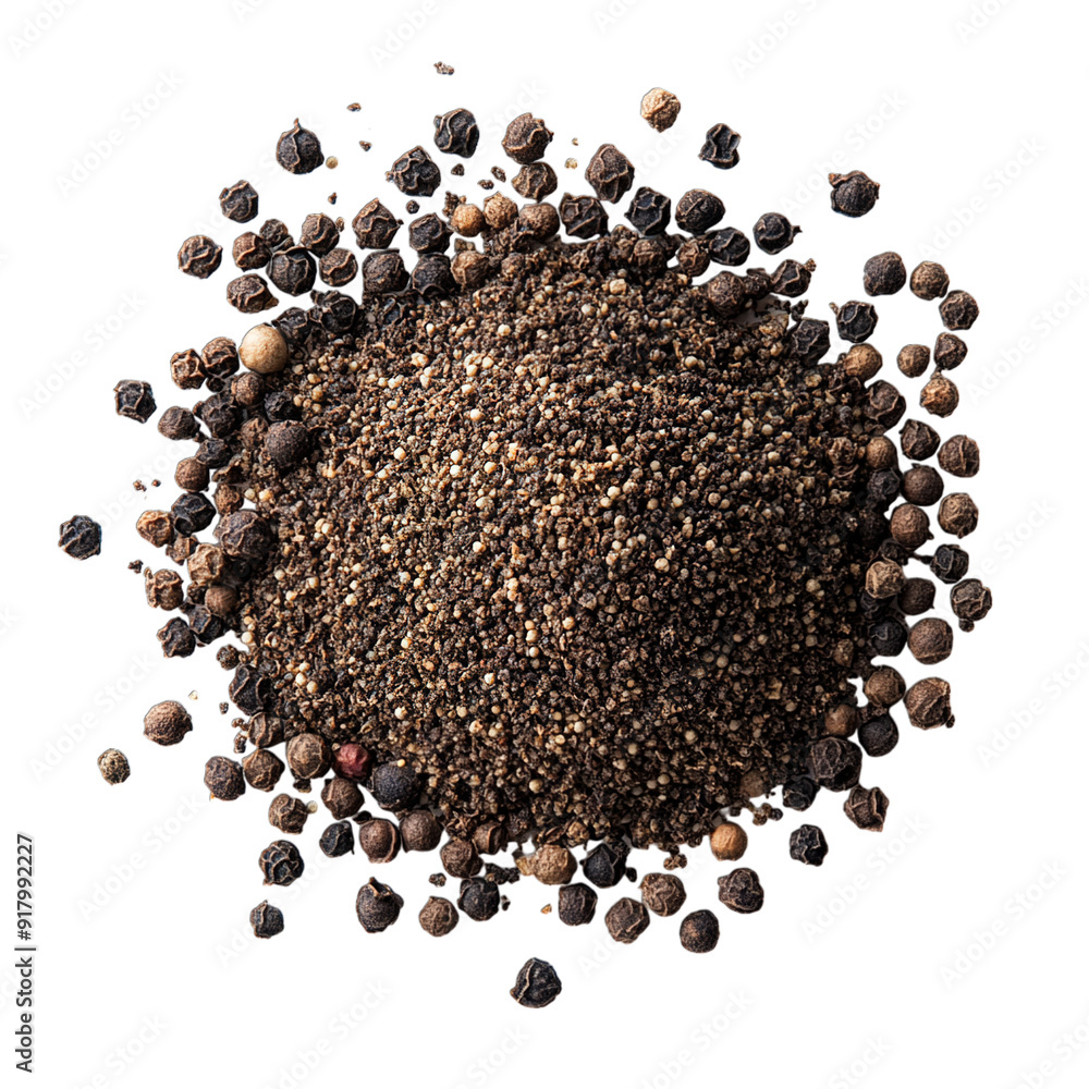 black pepper isolated on white black pepper isolated on white