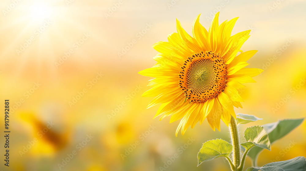 Obraz premium Sunflower Sketch hand-painted line art Vintage decorative bouquet illustration