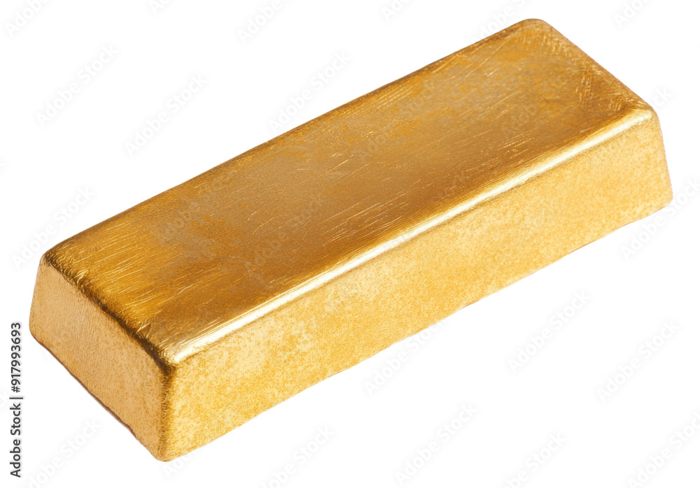 Gold bar, cut out - stock png. Gold bar, cut out - stock png.