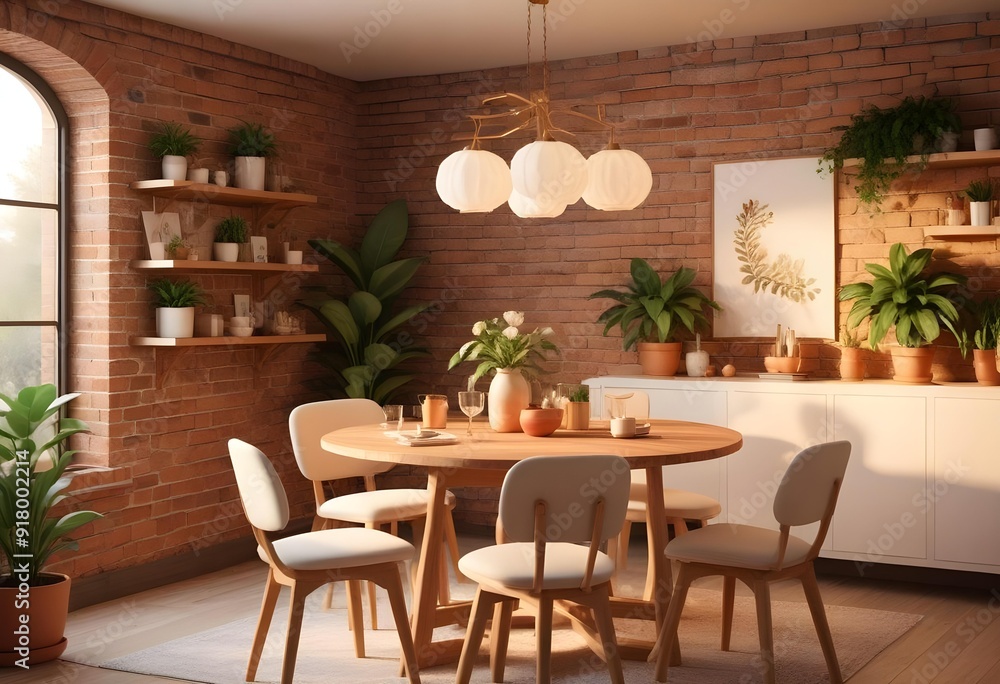 A living room with a blue wall and a painting of a bird on the wall Photo modern style interior room 3d illustration A living room with a blue wall and a painting of a bird on the wall Photo modern style interior room 3d illustration
