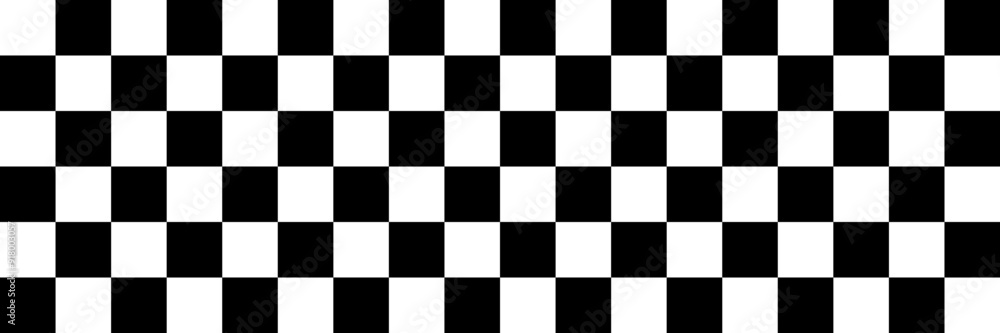 Black and white chess pattern. Checkerboard seamless vector illustration. Abstract checkered checkerboard for game. Grid geometric rectangle shape. Race flag. Retro mosaic floor. Black and white chess pattern. Checkerboard seamless vector illustration. Abstract checkered checkerboard for game. Grid geometric rectangle shape. Race flag. Retro mosaic floor.
