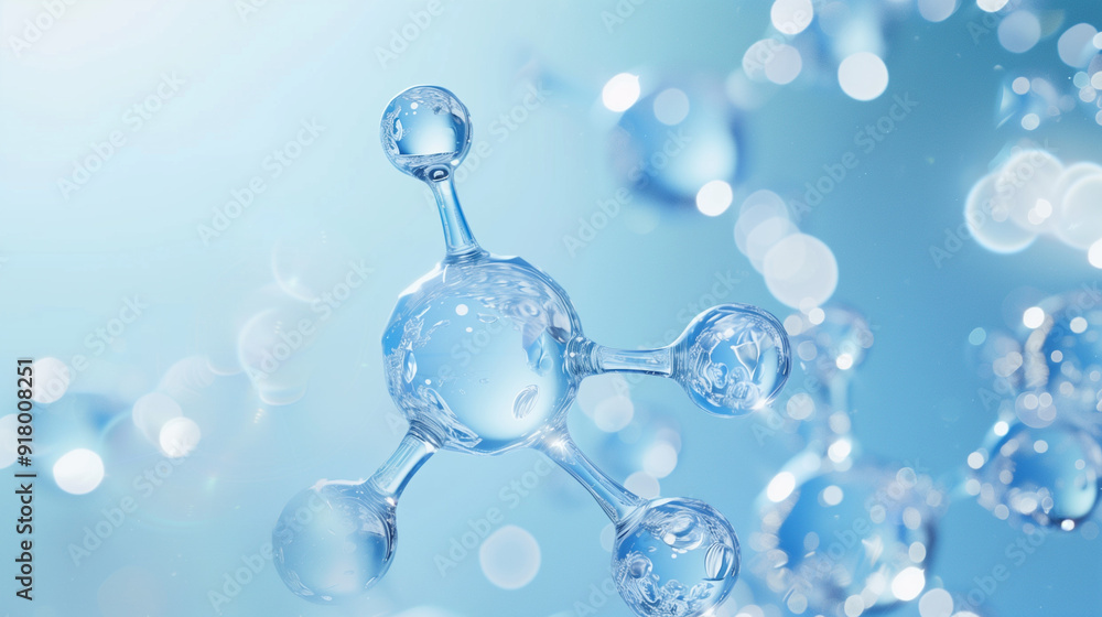 Hyaluronic Acid Molecule Structure, Advanced Skincare Ingredient for Hydration and Anti-Aging Hyaluronic Acid Molecule Structure, Advanced Skincare Ingredient for Hydration and Anti-Aging