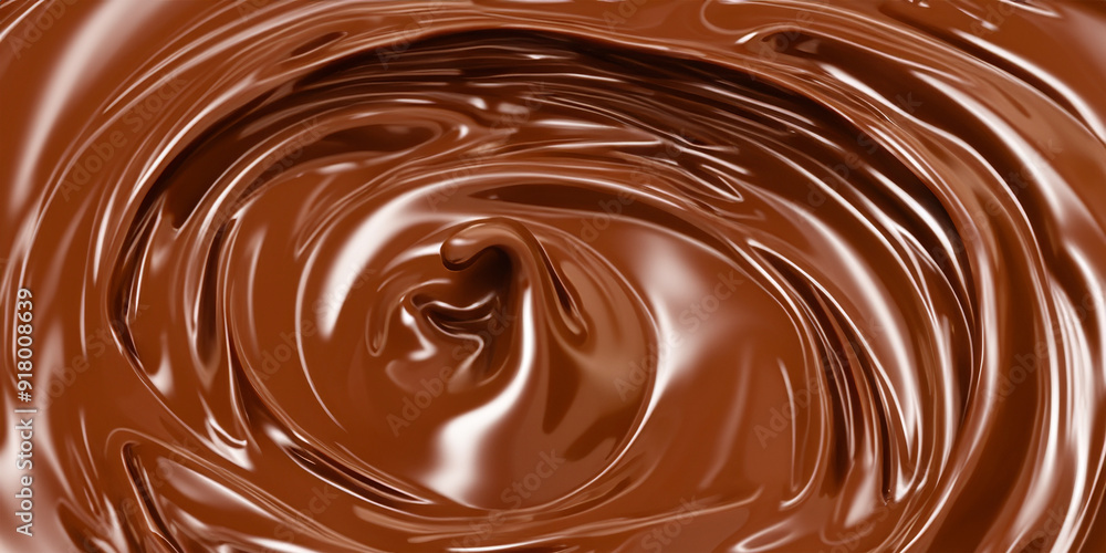 close up of liquid chocolate close up of liquid chocolate
