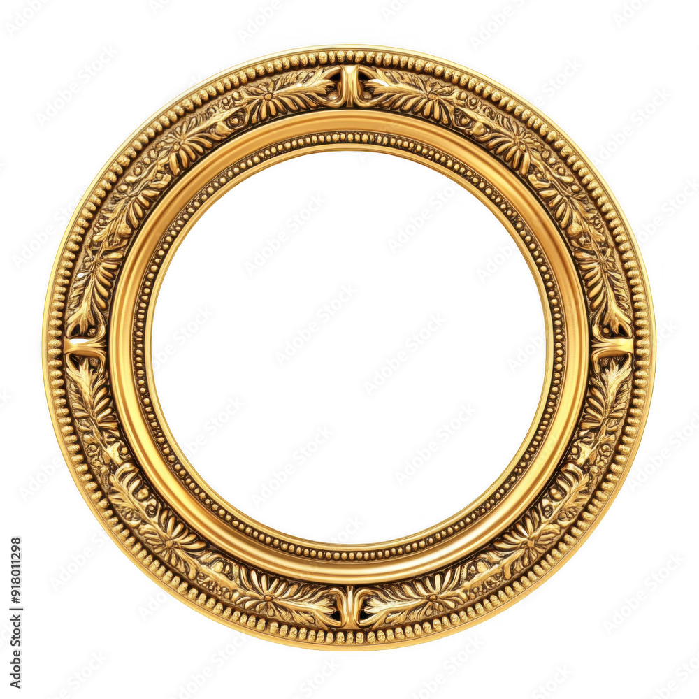 Gold Circular Medallion Gold Circular Medallion