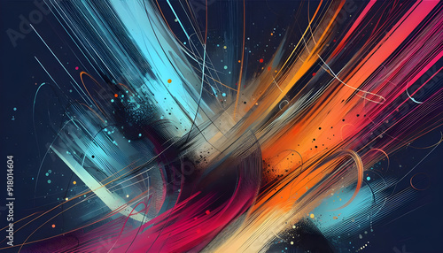 Scratch brush abstract background