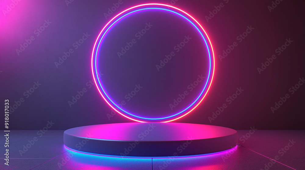 3d render of podium with pink purple background Product or cosmetic demonstration, podium or presentation with showcase in studio room background. 3d render of podium with pink purple background Product or cosmetic demonstration, podium or presentation with showcase in studio room background.