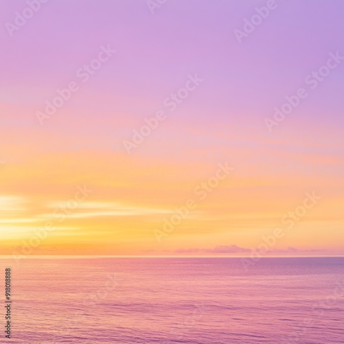 Ethereal Seascape at Dusk: A Fantasy-Inspired Panoramic Sky Filled with Vivid Purple, Orange, and Yellow Hues for an Uplifting and Tranquil Experience.