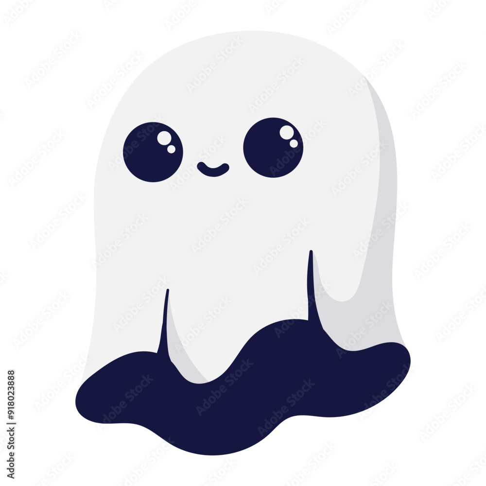 Cute ghost halloween illustration Cute ghost halloween illustration