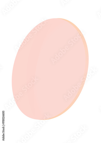 Eye myopia lens. vector illustration