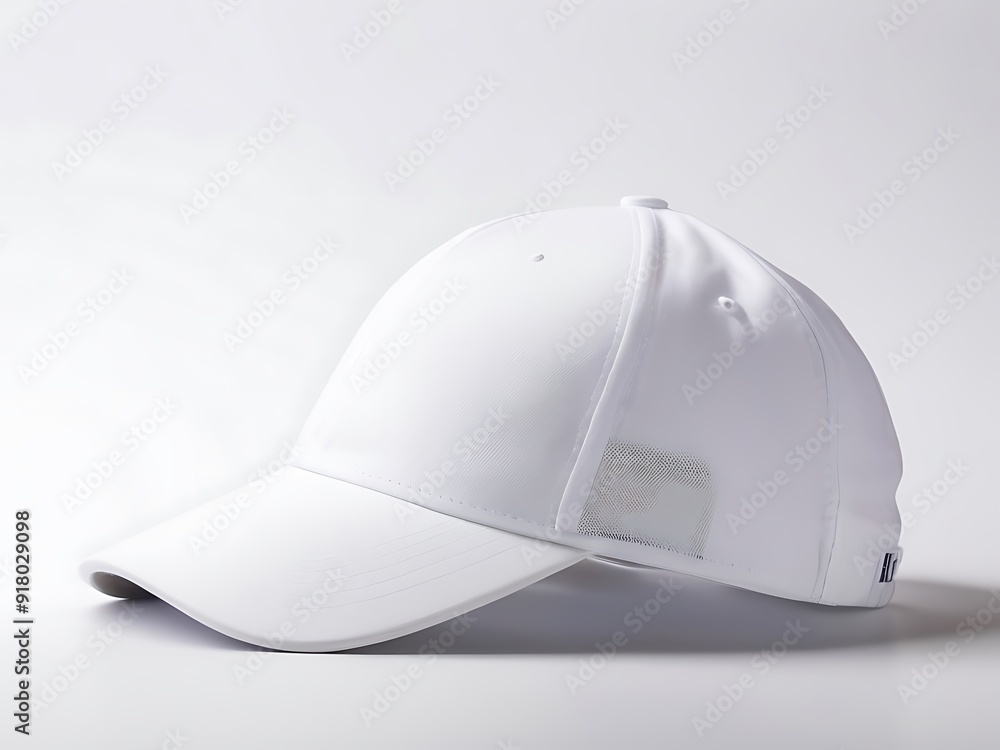 White cap Mockup, realistic style White cap Mockup, realistic style