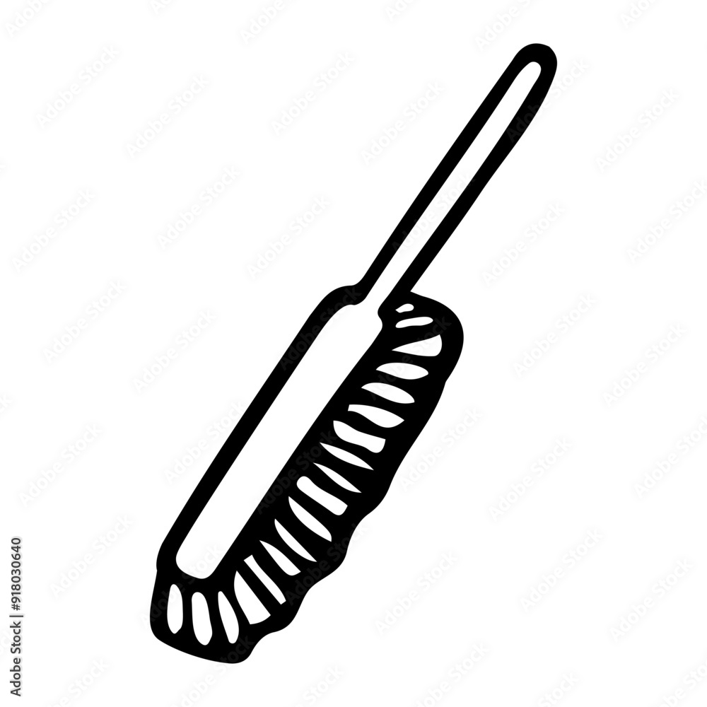 Cleaning brush hand drawn doodle. Washing things. Cleaning the house, kitchen. Laundry room. Vector outline line art illustration. Cleaning brush hand drawn doodle. Washing things. Cleaning the house, kitchen. Laundry room. Vector outline line art illustration.