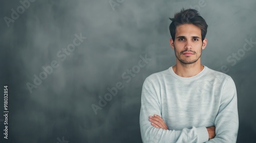 Male Profile in Dramatic Lighting During a Contemplative Moment