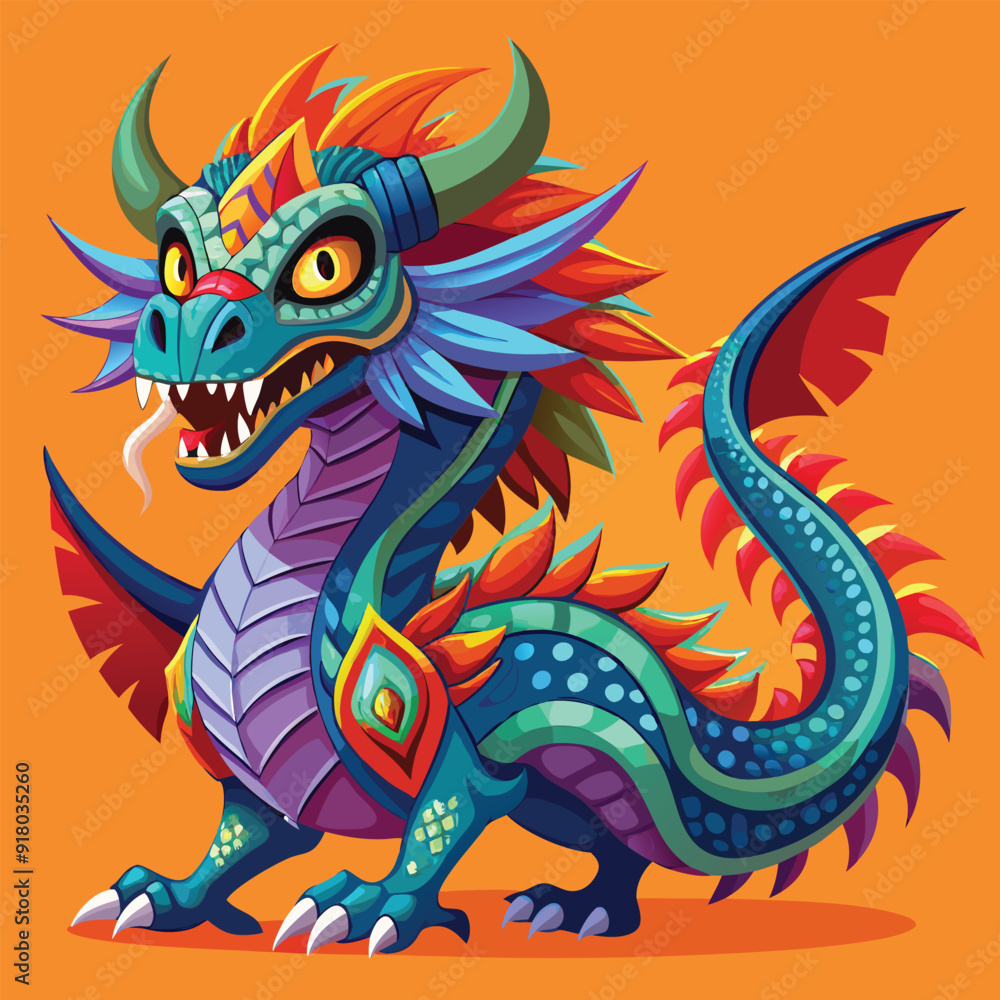 Chinese Dragon in Vector Adobe Illustrator Artwork Chinese Dragon in Vector Adobe Illustrator Artwork