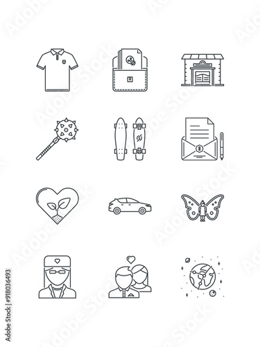 Doctor, gown, Earth, planet,Exchange, money, appliances icons