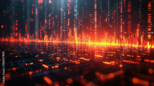 Modern Stock Market Growth Visualization with a Focus on Data Analytics and Financial Performance