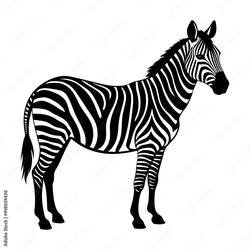 Obraz premium Zebra illustration vector