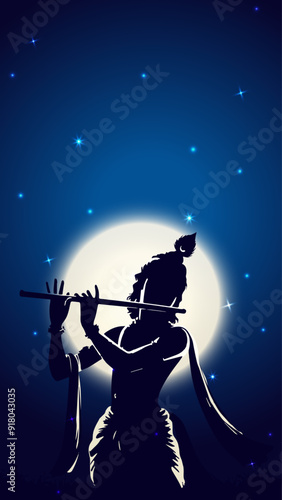 Shree Krishna Janmashtami Celebration. Janmashtami Indian Lord Krishna Born Day. Janmashtami Wishes. Wallpapers and Post Design.